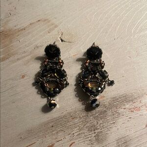 Ayala Bar Chandelier Earrings with Beading